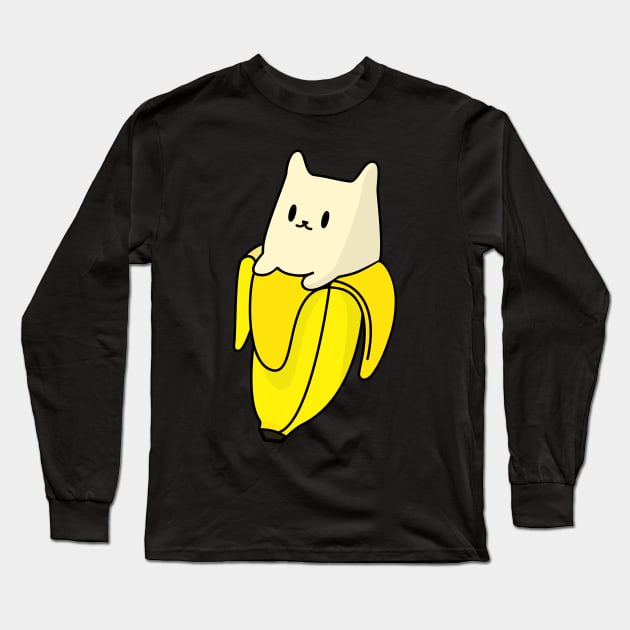 Kawaii Banana Man Long Sleeve T-Shirt by happinessinatee